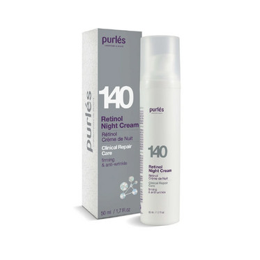 Purles 140 Clinical Repair Care Retinol Night Cream 0.5% for Intense Skin Regeneration & Repair 50ml.